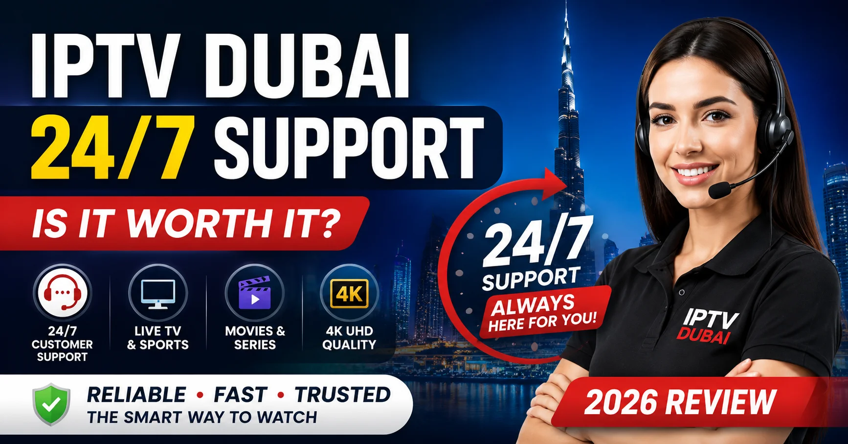 Is IPTV Dubai with 24/7 Customer Support Worth It? (2026 Review)