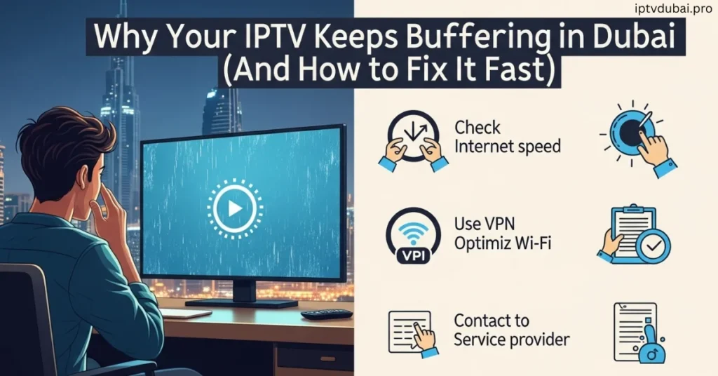 IPTV buffering in Dubai