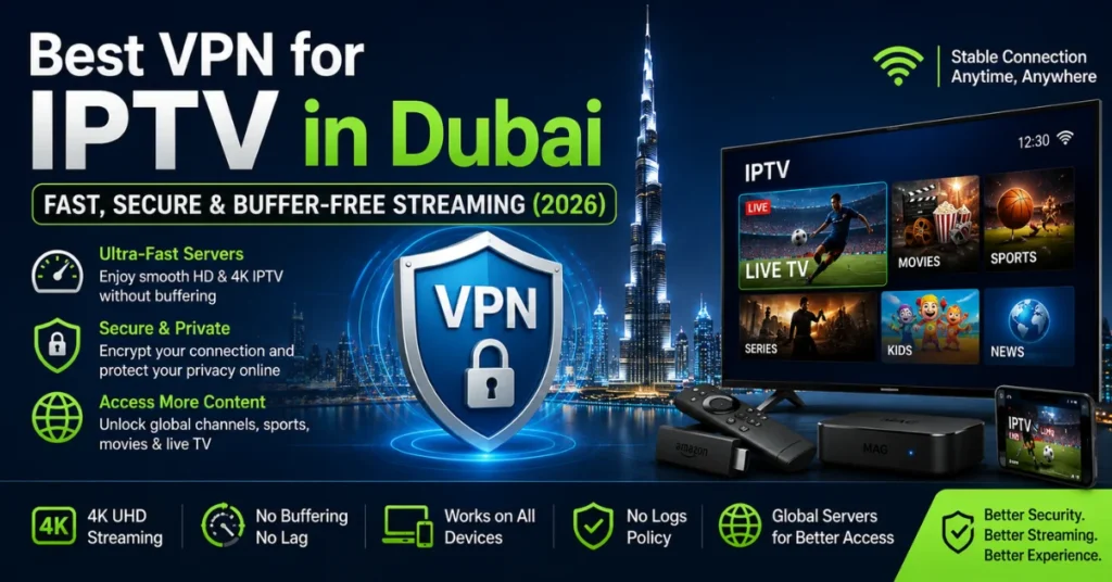 Best VPN for IPTV Dubai