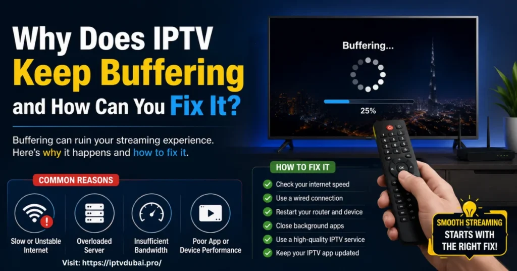 Fix IPTV Buffering Dubai
