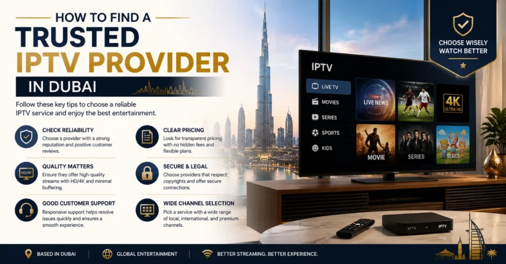 Trusted IPTV Provider Dubai