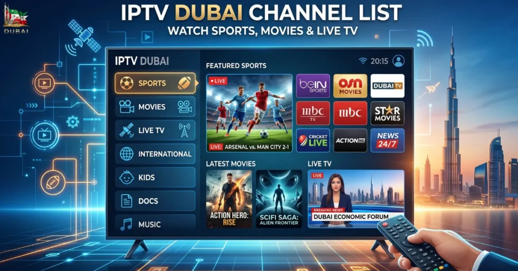IPTV Dubai Channel List