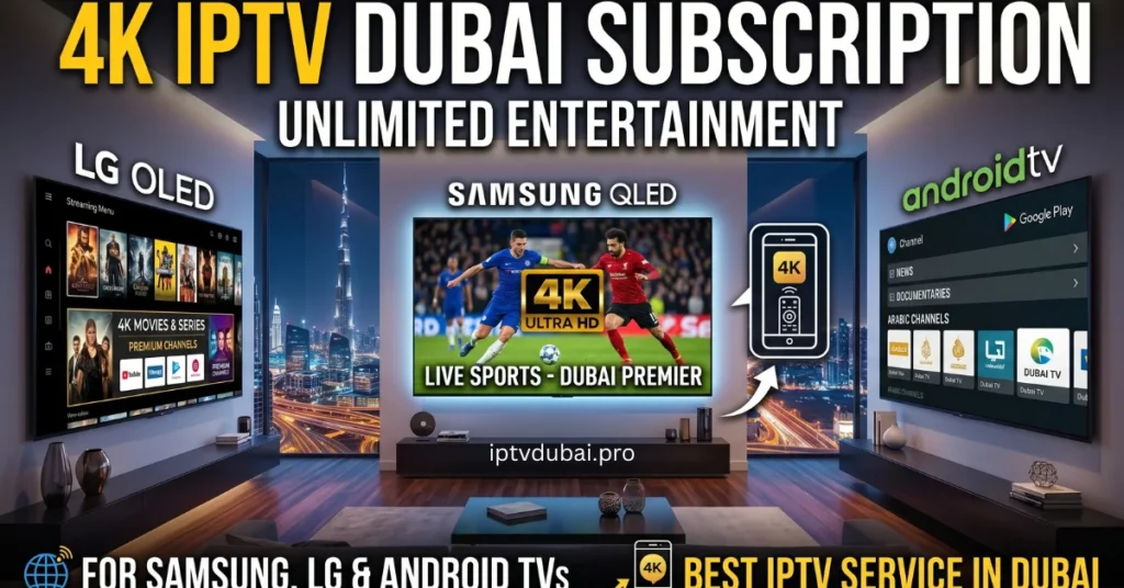 4K IPTV Dubai subscription