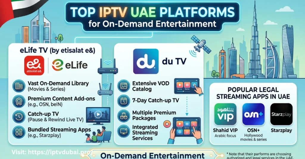 Top IPTV UAE Platforms
