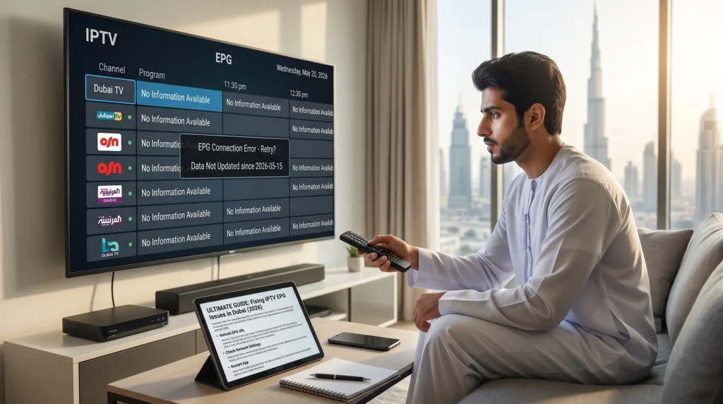 IPTV Dubai EPG Not Working
