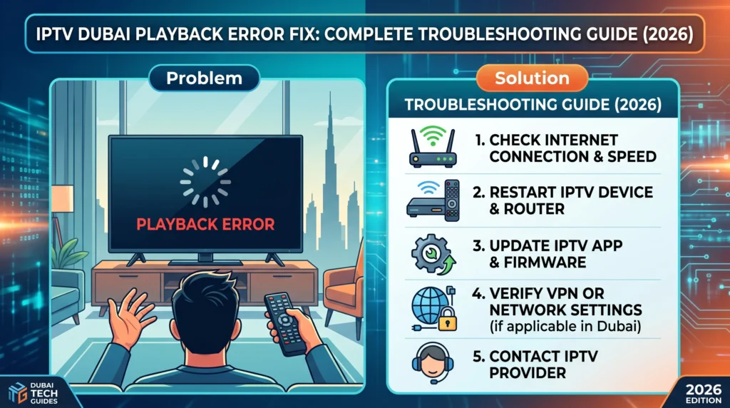 IPTV Dubai Playback Error
