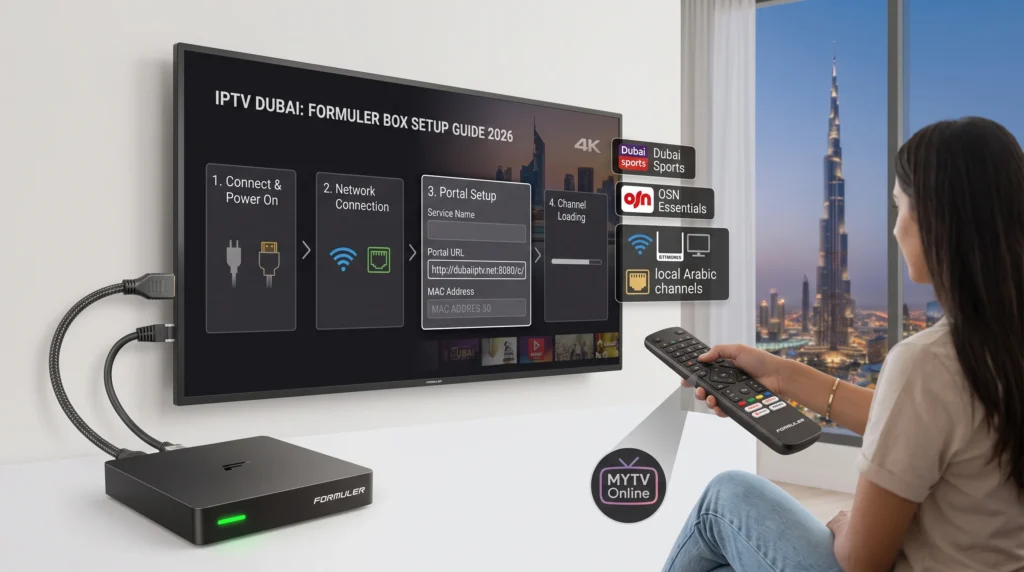IPTV Dubai on Formuler Box