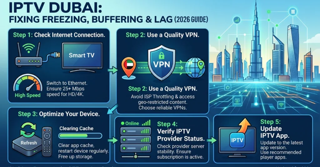 IPTV Dubai Freezing Solution
