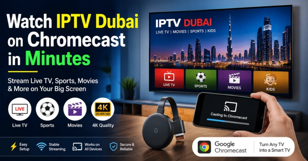 IPTV Dubai on Chromecast