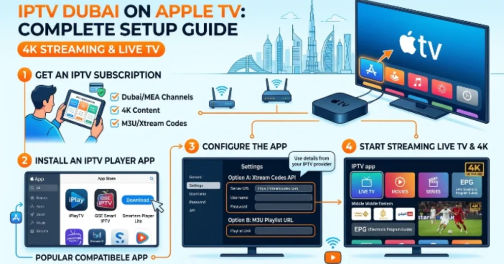 IPTV Dubai on Apple TV
