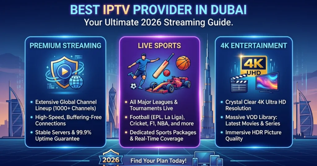 Best IPTV Provider in Dubai