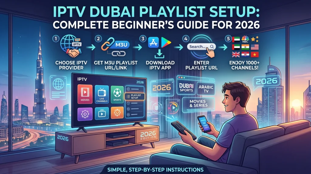 IPTV Playlist Setup Dubai