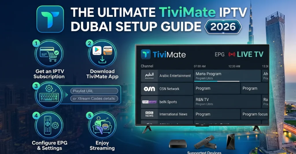 TiviMate IPTV Dubai Setup
