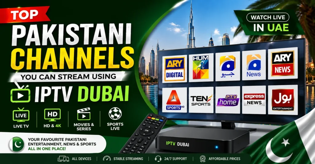 Top Pakistani Channels IPTV Dubai