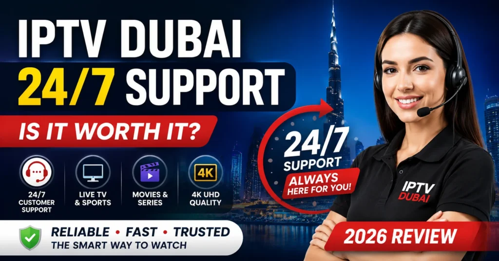 IPTV Dubai 24/7 Support