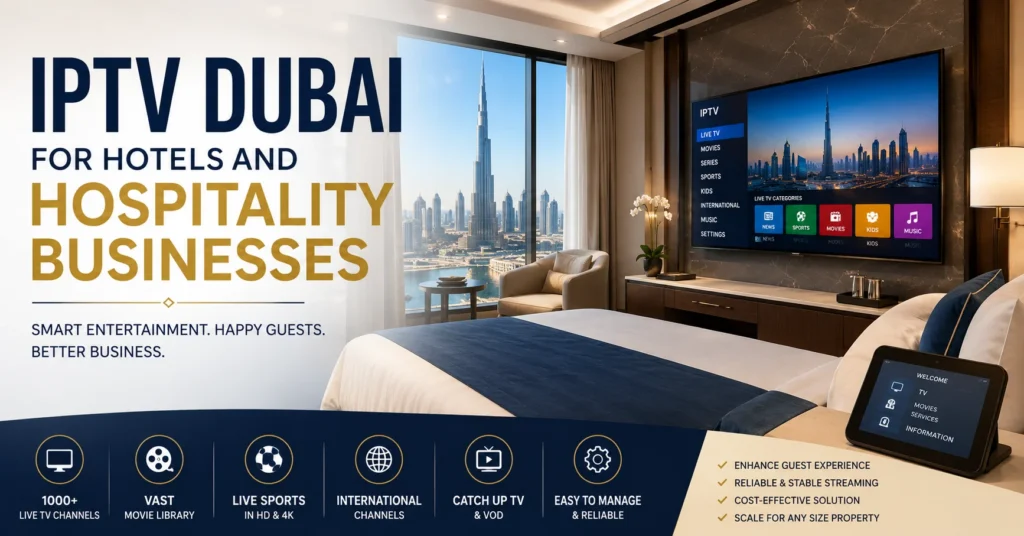 IPTV Dubai for Hotels