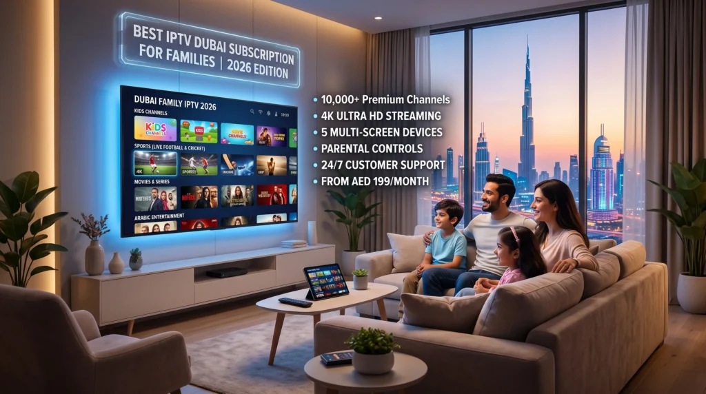 Best IPTV Dubai Subscription for Families