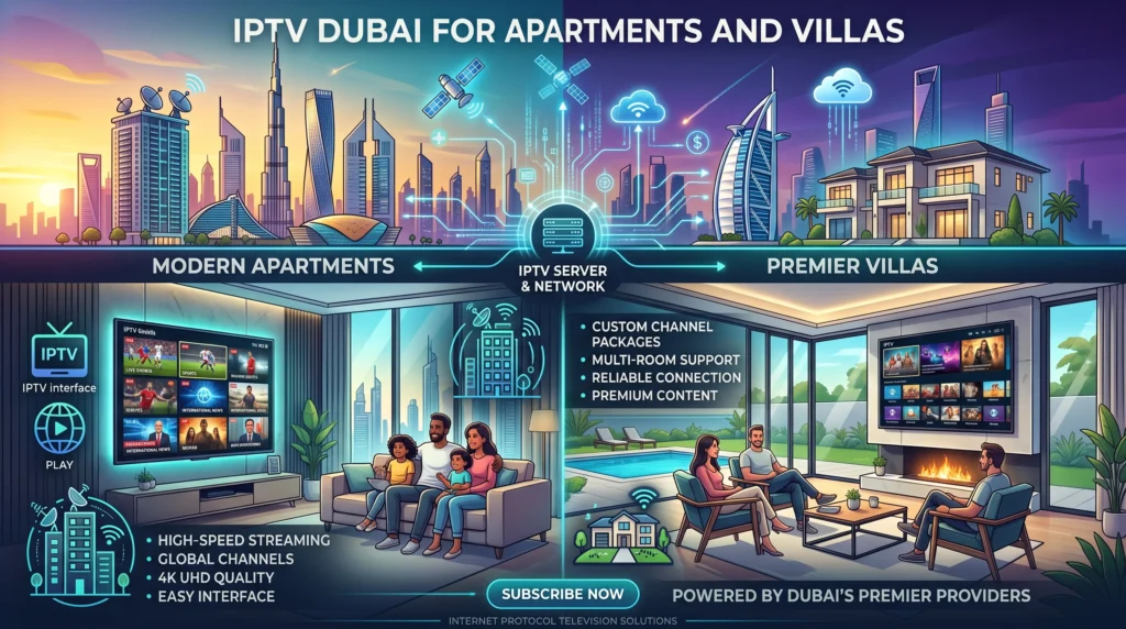IPTV Dubai for Apartments and Villas