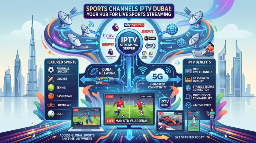 sports channels IPTV Dubai